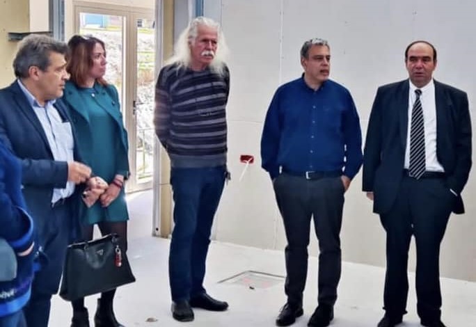 Επίσκεψη μελών ΣΥΡΙΖΑ ΠΣ Ηρακλείου και υποψηφίων βουλευτών  με το Χριστόφορο Βερναρδάκη στο Μουσικό εργαστήρι «Λαβύρινθο» του Ρος Ντέιλι