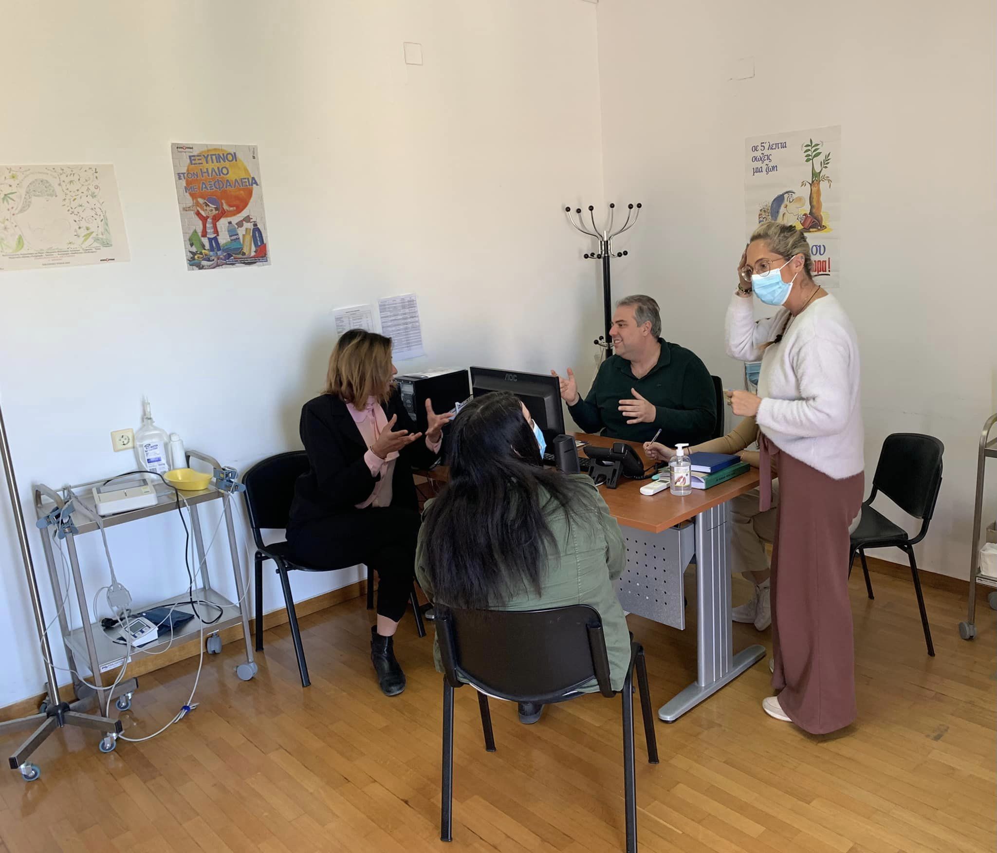 Επίσκεψη στην 3η Τοπική Μονάδα Υγείας Μεσαμπελιών